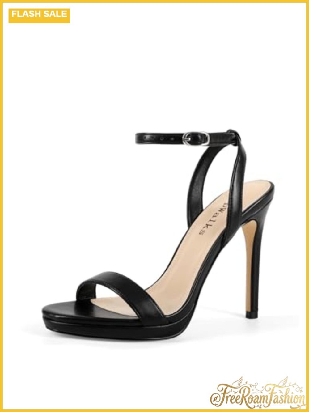 Platform Stiletto Heels Open Toe Ankle Strap Sandals Wedding Party Elegant Shoes